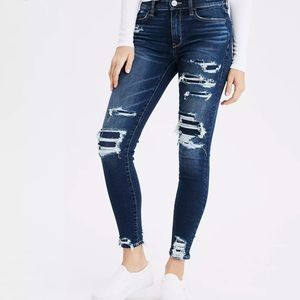 American eagle ripped jeans
